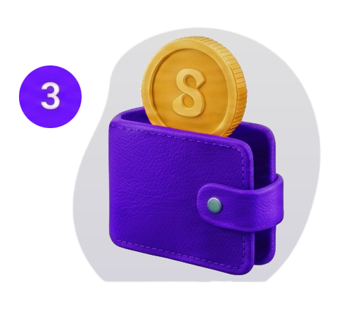 Vendor receives cash instantly