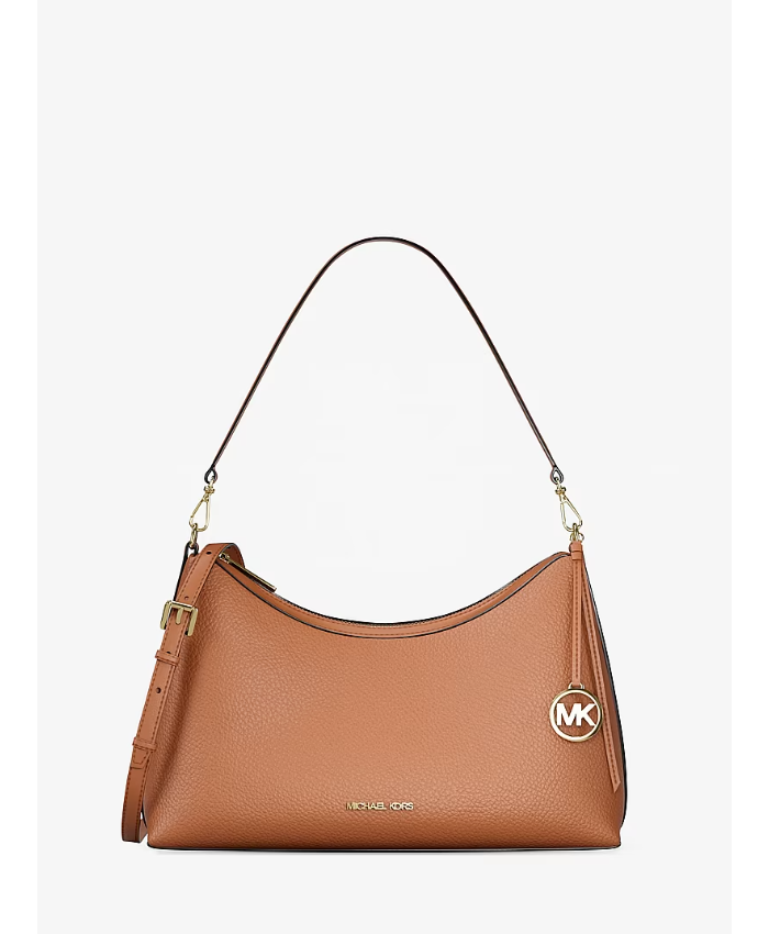 Sammy Medium Pebbled Leather Convertible Shoulder Bag