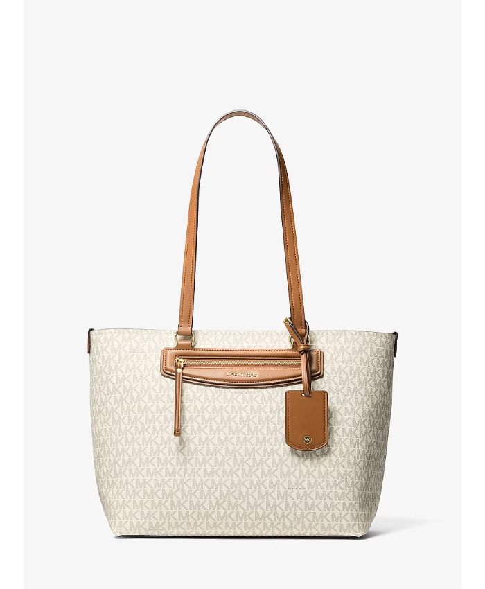 Jet Set Travel Medium Signature Logo Tote Bag