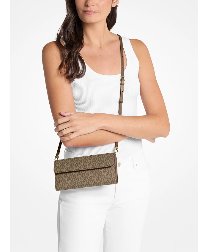 Jet Set Small Signature Logo Convertible Crossbody Bag