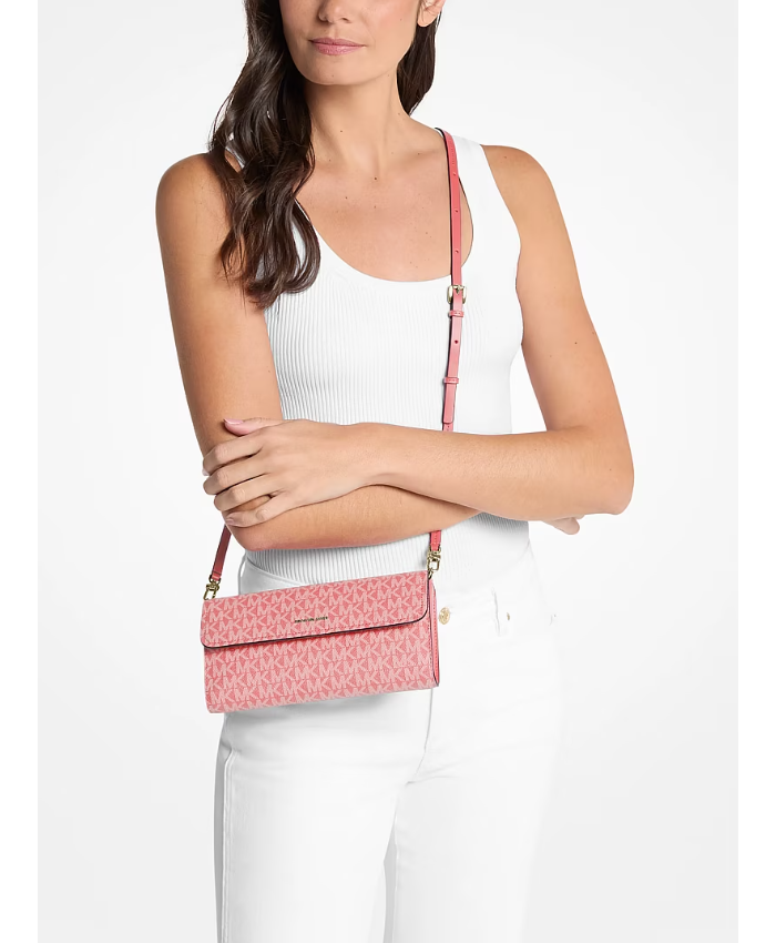 Jet Set Small Signature Logo Convertible Crossbody Bag
