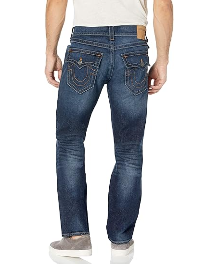 True Religion Mens Geno Slim Straight Jeans With 32