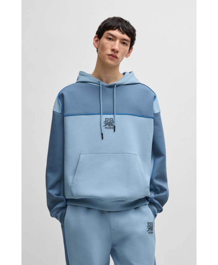 HUGO X RB Hoodie With Piping Details