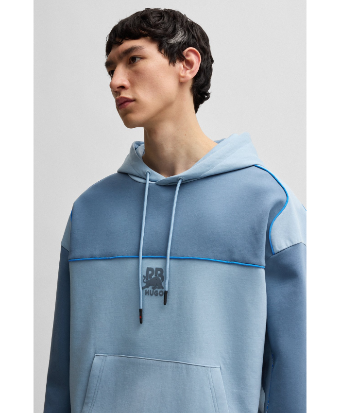 HUGO X RB Hoodie With Piping Details