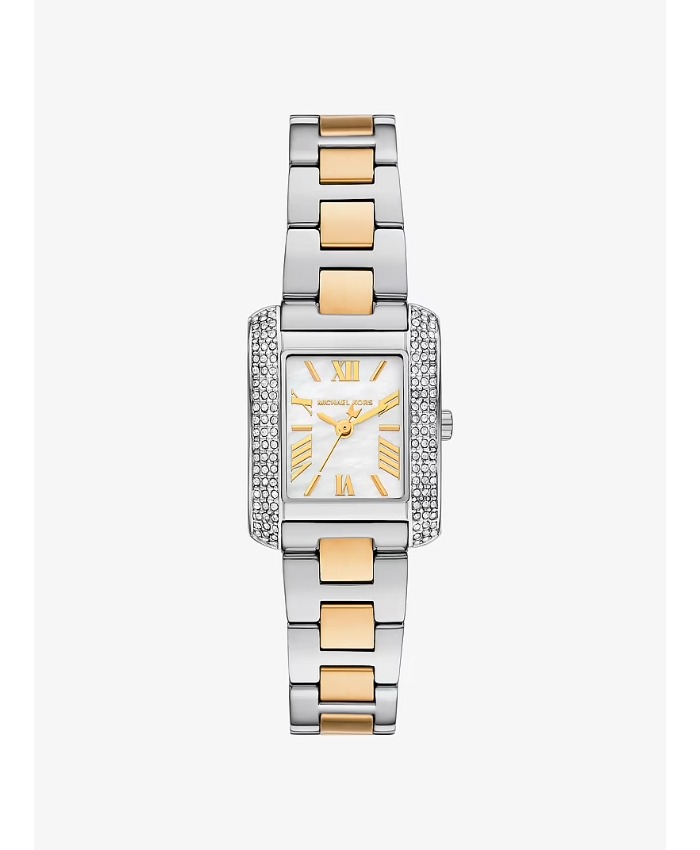 Petite Emery Pavé Two-Tone Watch