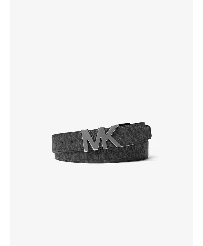 Reversible Signature Logo And Leather Belt