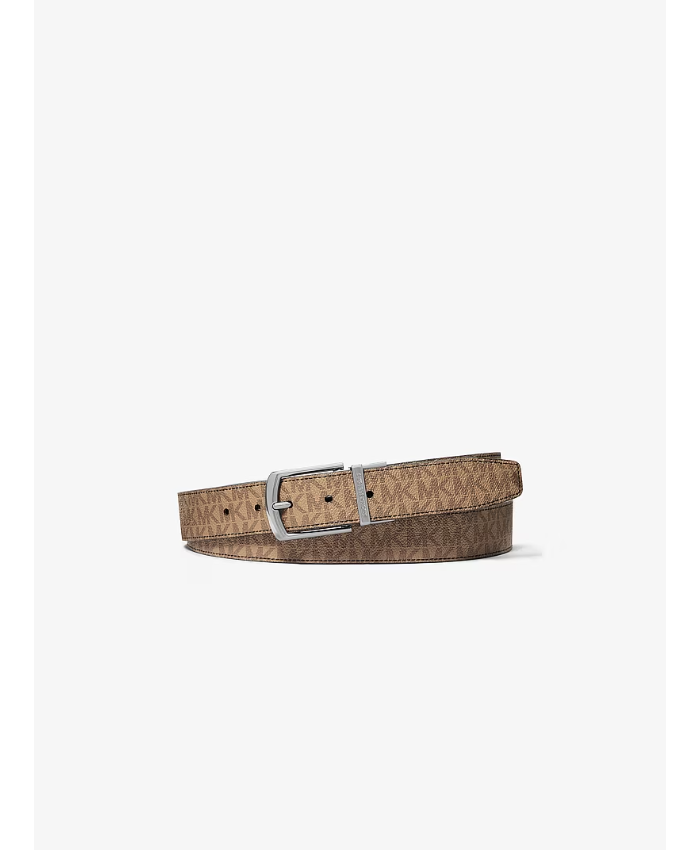 Reversible Signature Logo And Leather Belt
