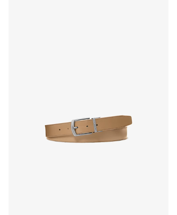 Reversible Signature Logo And Leather Belt