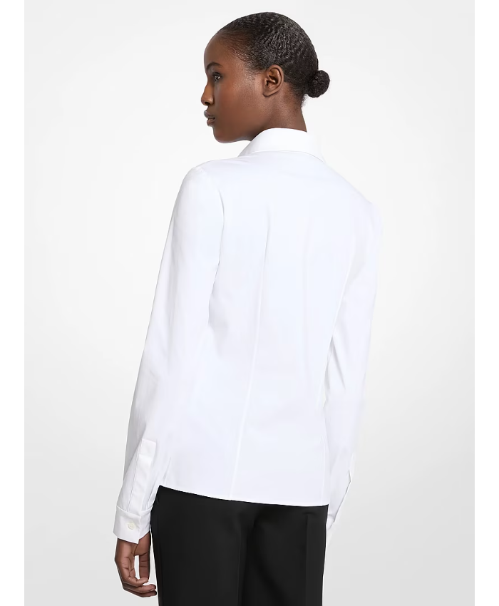 Hansen Stretch Cotton Poplin Shirt