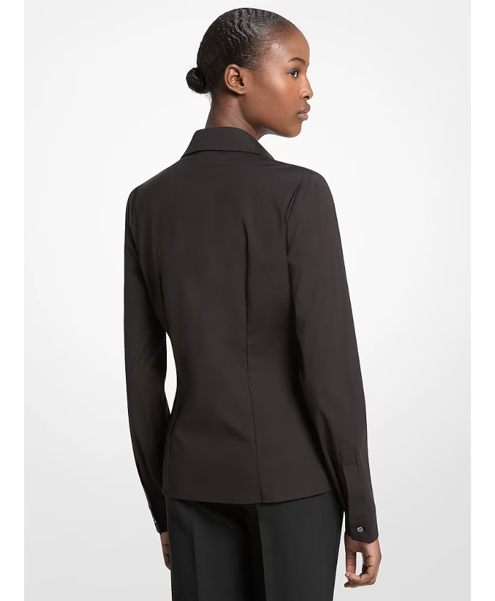 Hansen Stretch Cotton Poplin Shirt
