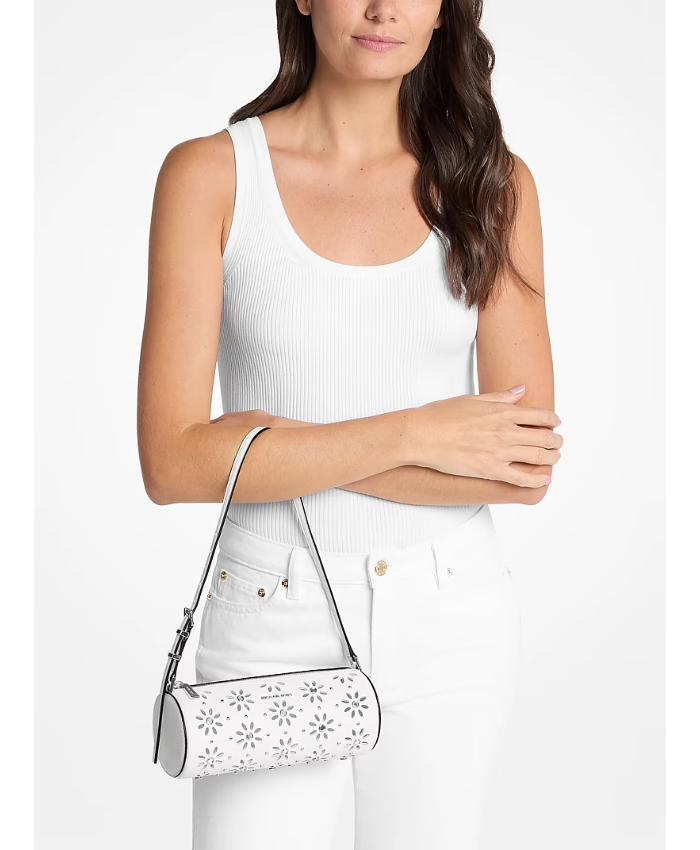 Izzy Small Pebbled Leather Barrel Pochette