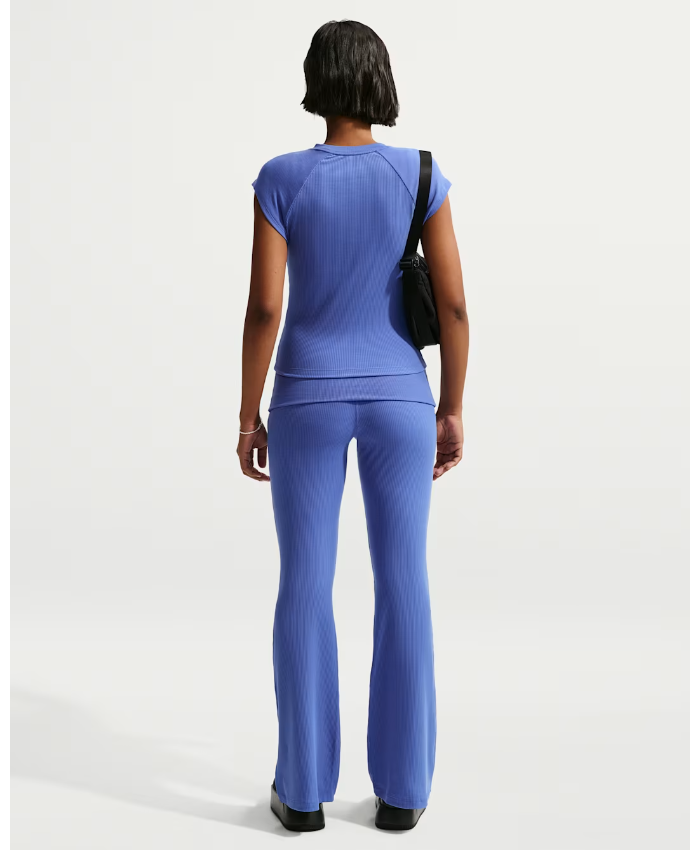 Women's Tight Short-Sleeve Ribbed Top