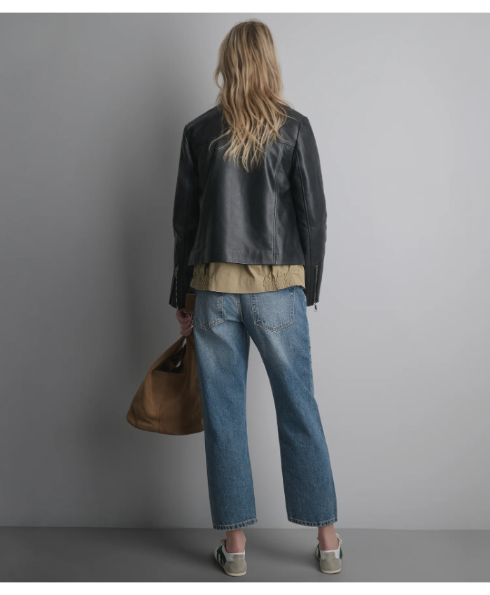 Justine Shirt Collar Zip Jacket