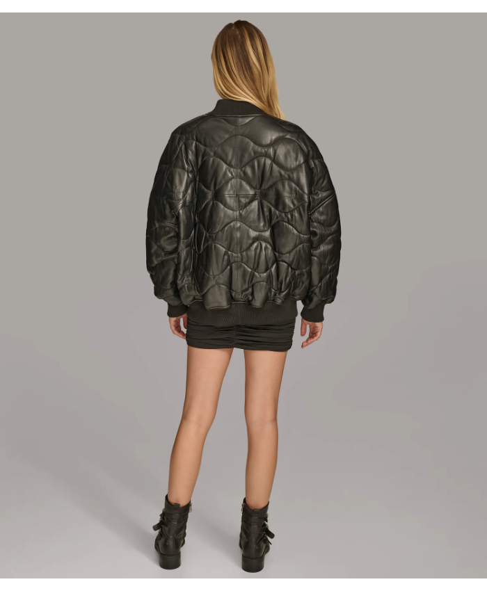 Jenna Quilted Oversized Bomber