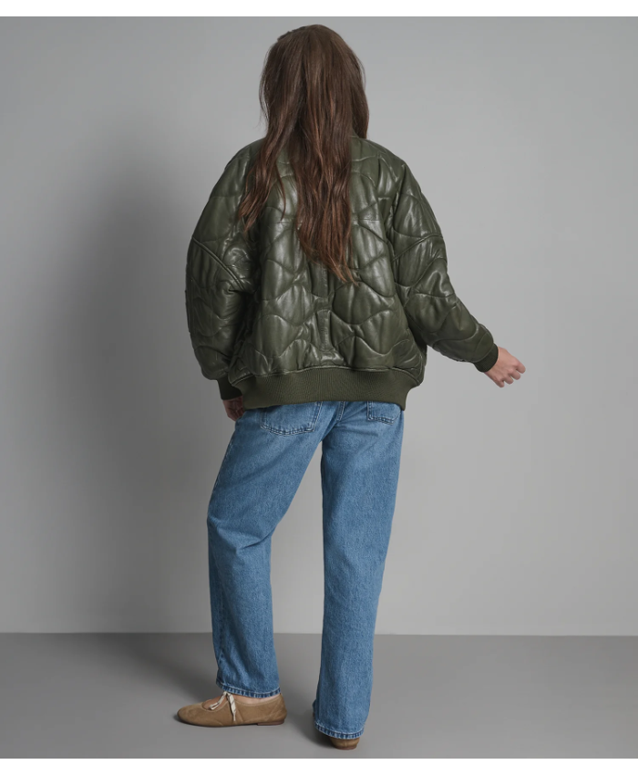 Jenna Quilted Oversized Bomber