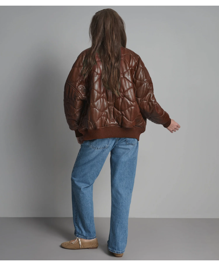 Jenna Quilted Oversized Bomber