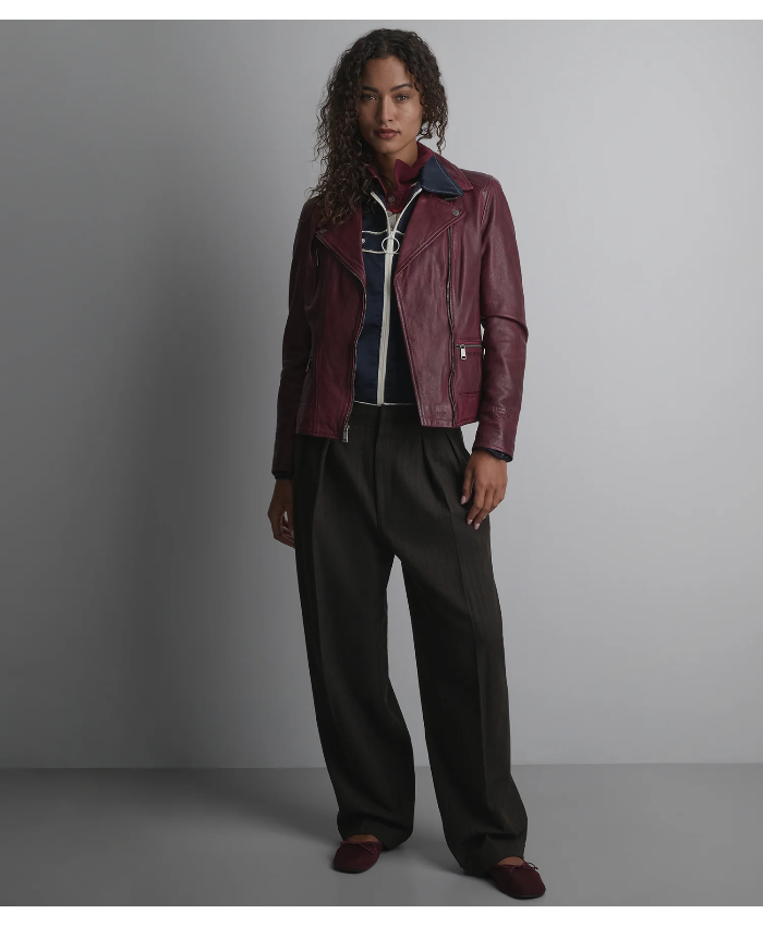 Marissa Asymmetric Moto Jacket