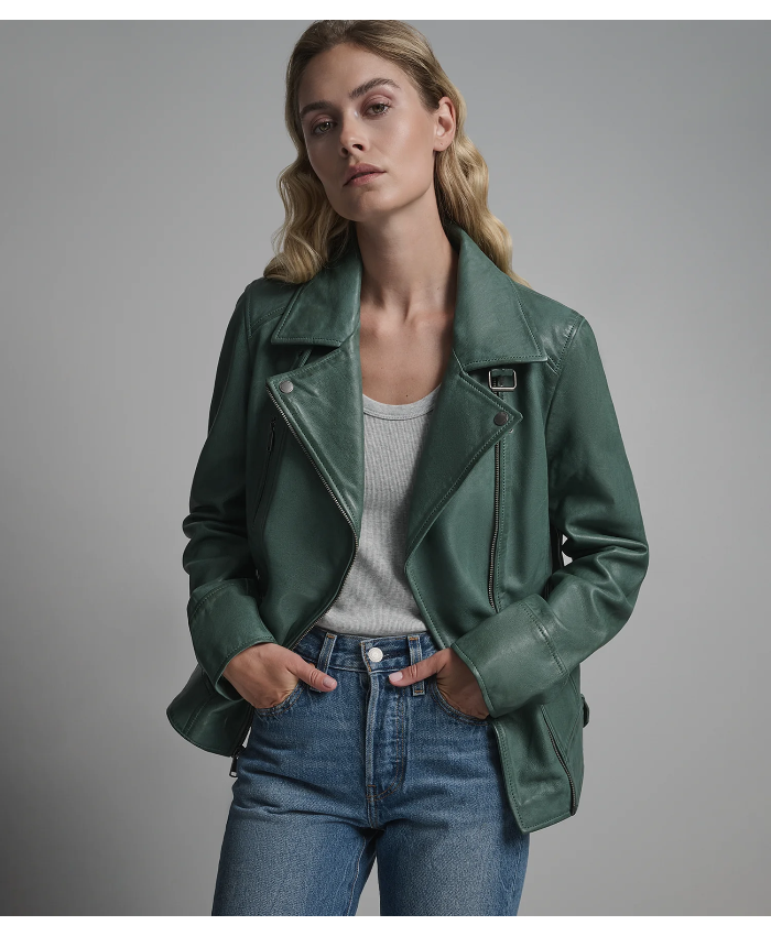 Marissa Asymmetric Moto Jacket