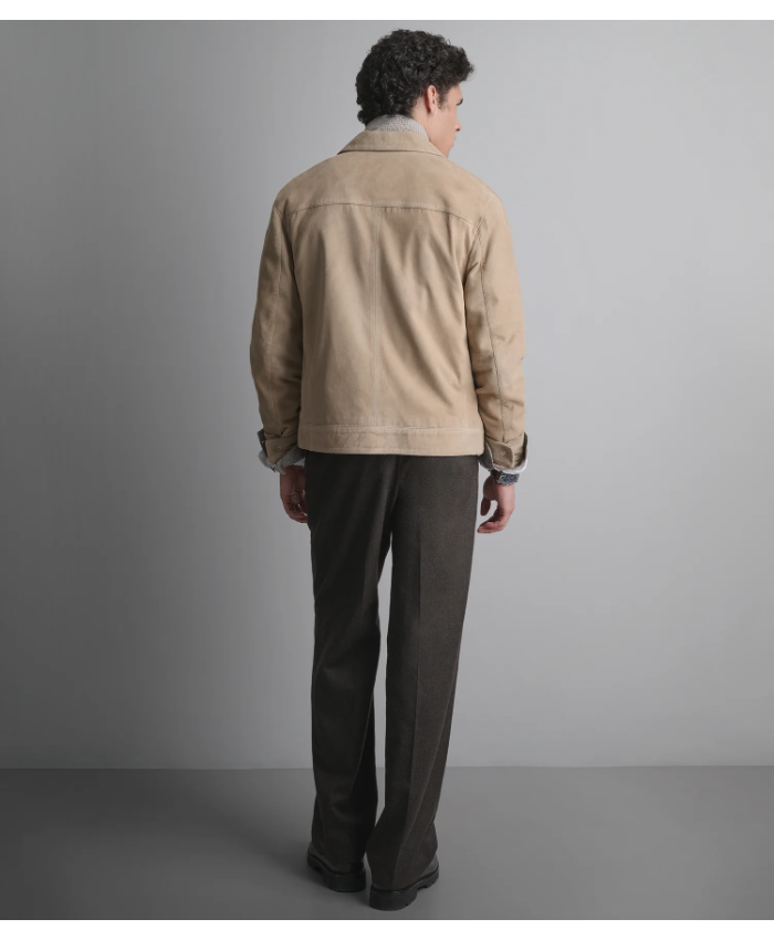 Banks Suede Zip Shirt Jacket