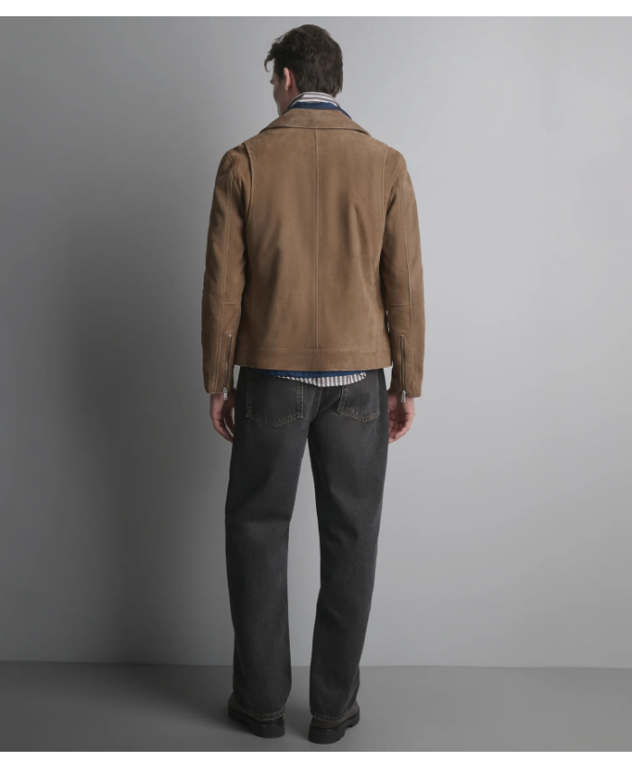 Joss Suede Moto Jacket