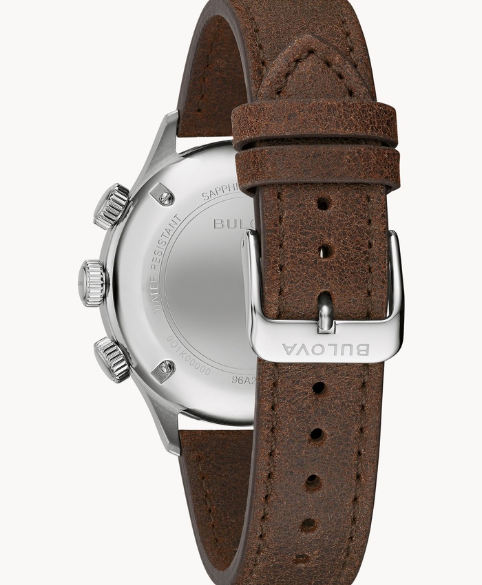 Men's A-15 Pilot Watch with Brown Leather Strap