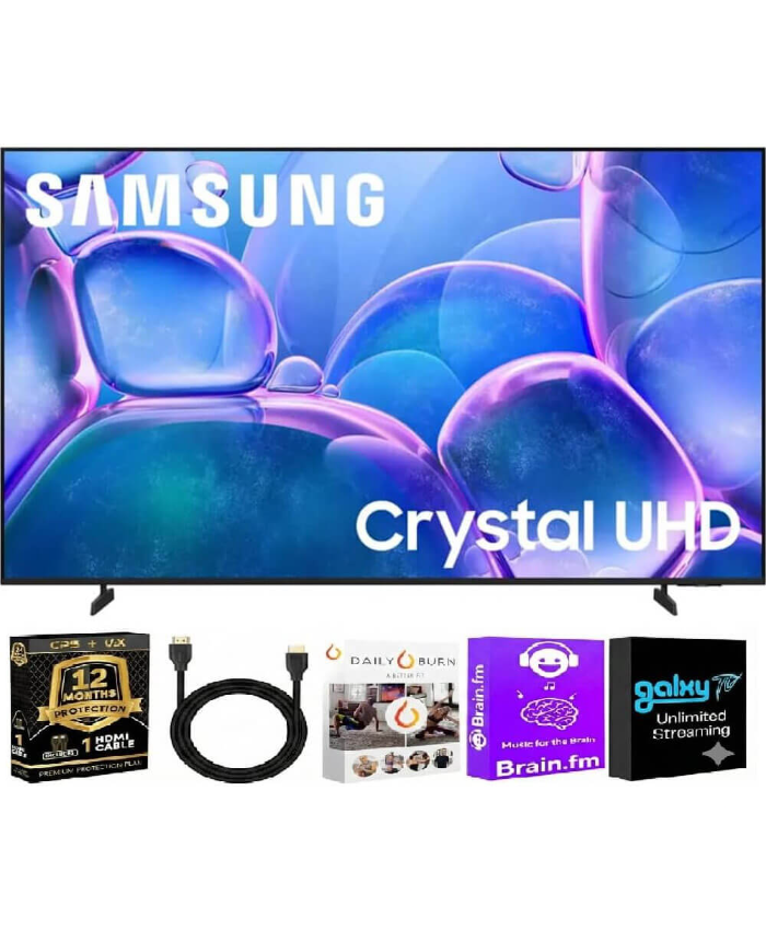Samsung 65 Inch Class U7900 Series 4K UHD Smart TV (2025) – Crystal Processor 4K – HDR – Motion Enhancement – Wi-Fi – HDMI Cable + Streaming Bundle + 12 Month CPS Warranty