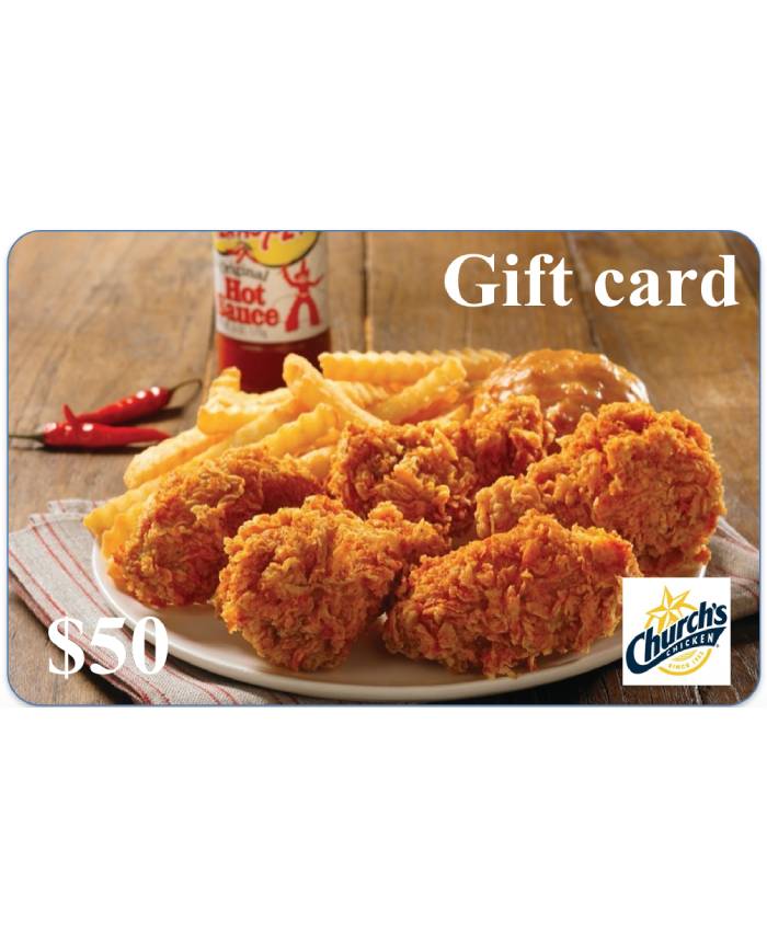 Where To Buy Church's Chicken Gift Cards Near California