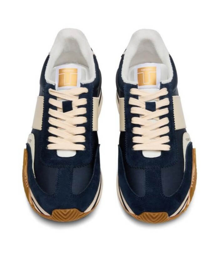 TOM FORD SUEDE TECHNICAL FABRIC JAMES SNEAKER