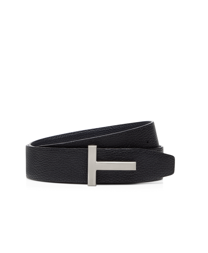 TOM FORDGRAIN LEATHER T ICON BELT