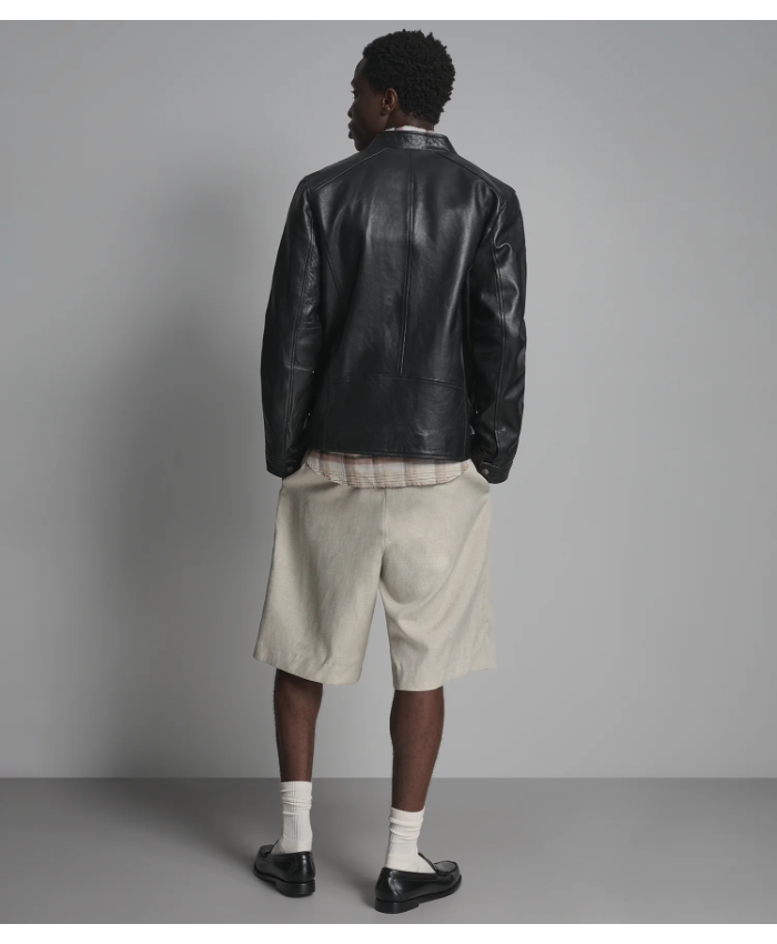 Classic Leather Racer Jacket