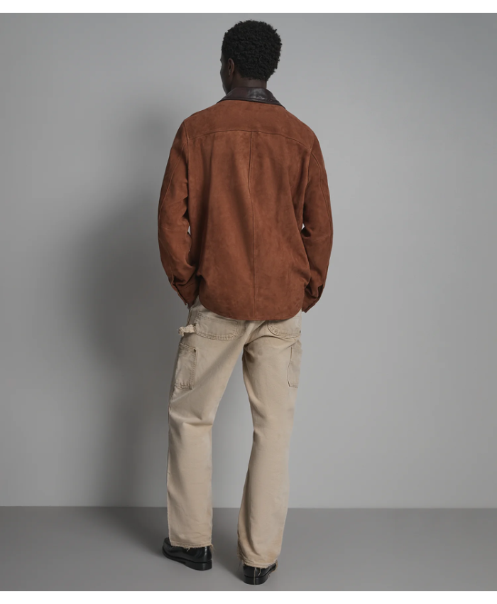 Zion Vintage Suede Shirt Jacket