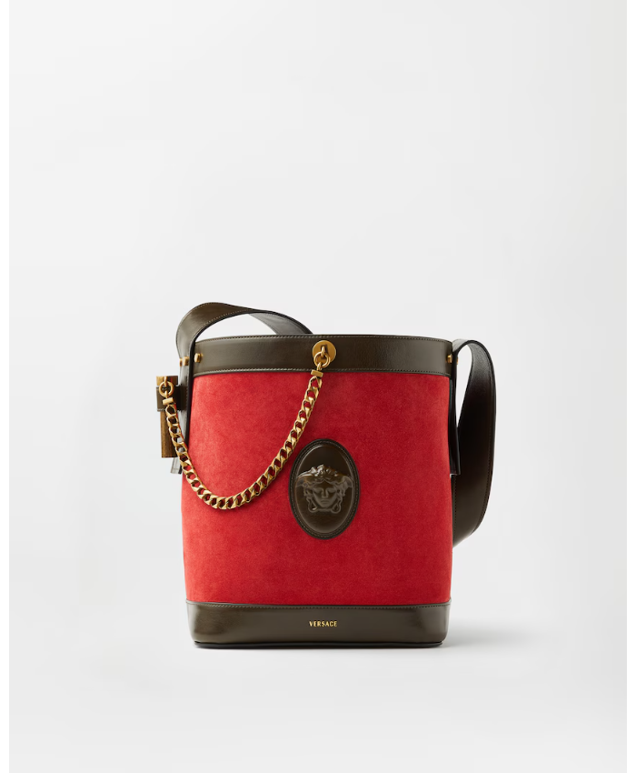 Pivot Small Suede Bucket Bag