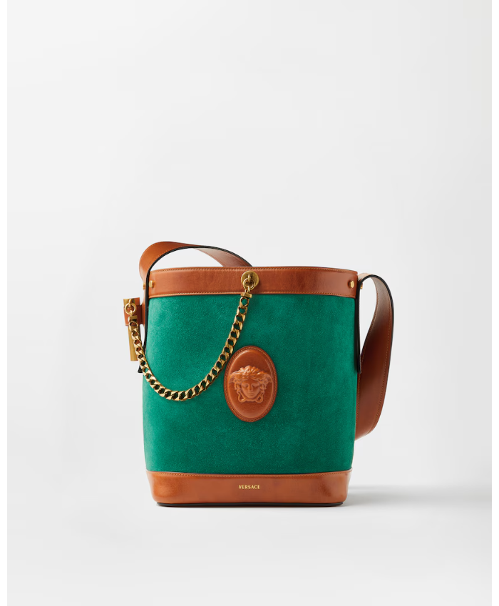 Pivot Small Suede Bucket Bag