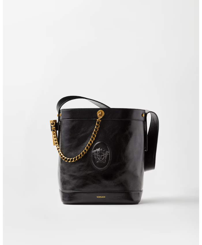 Pivot Small Leather Bucket Bag