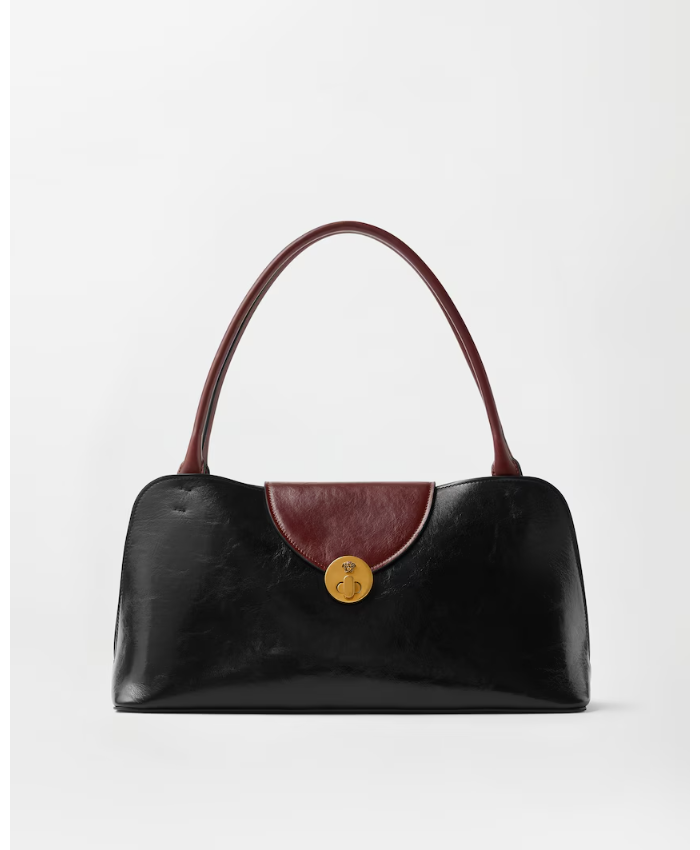 Vivian Leather East/West Shoulder Bag