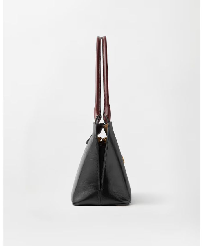 Vivian Leather East/West Shoulder Bag