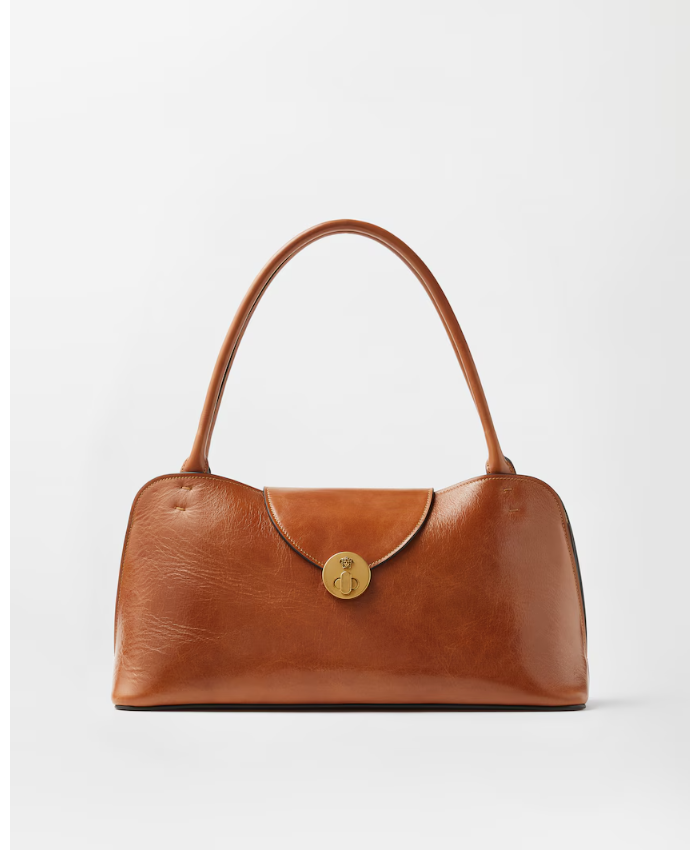Vivian Leather East/West Shoulder Bag