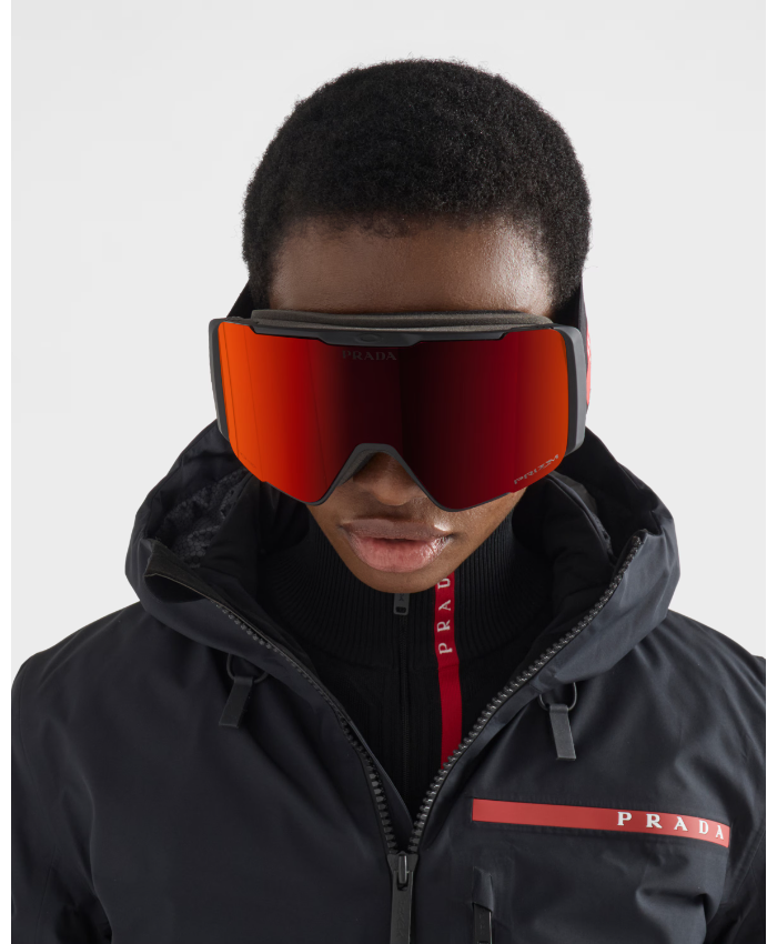 Prada Linea Rossa by Oakley snow goggle with interchangeable lenses