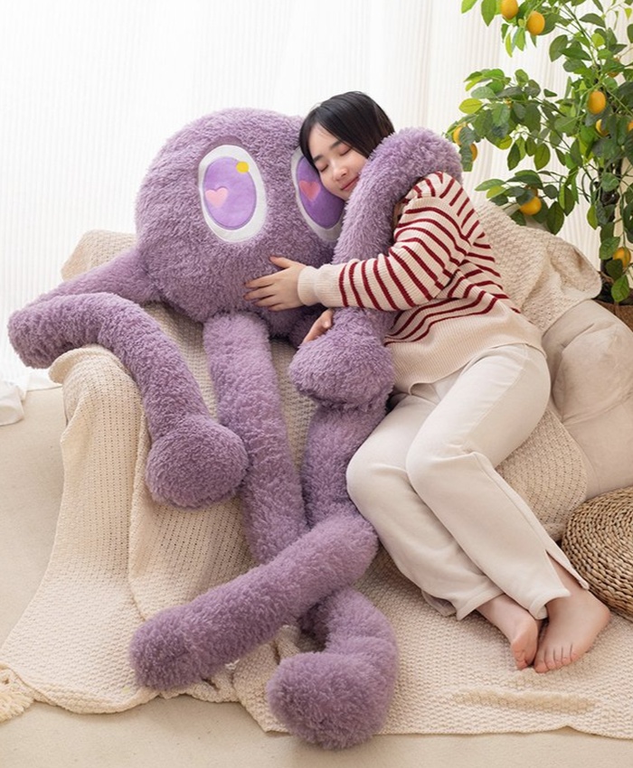 200CM Giant Green and Purple Octopus Plush Toy