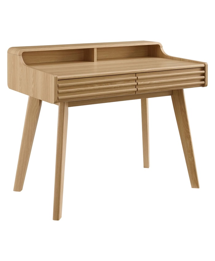 Render Writing Desk In Oak