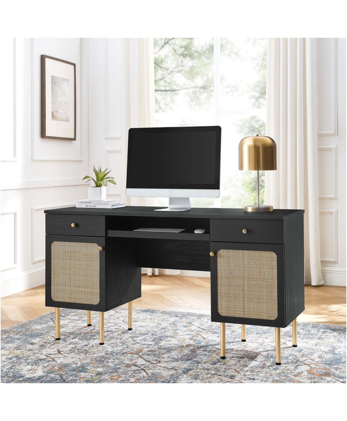 Chaucer Office Desk In Black