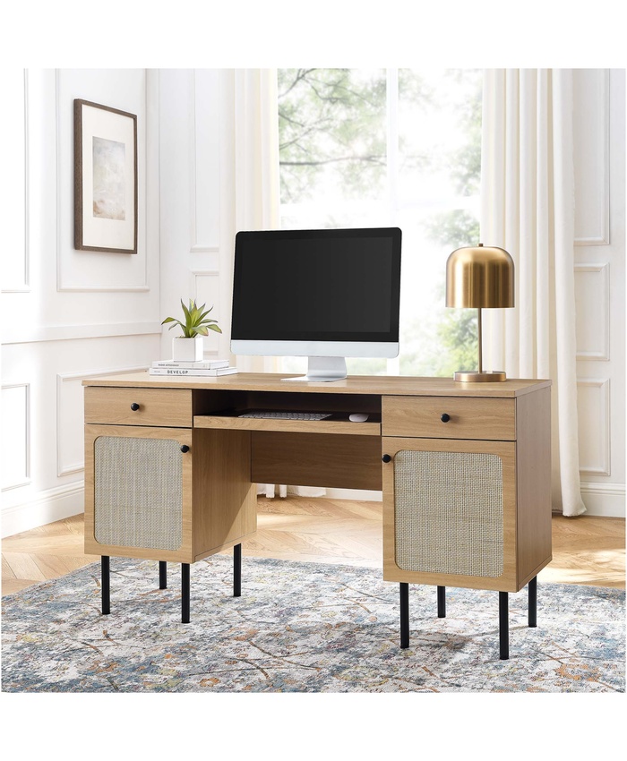 Chaucer Office Desk In Oak