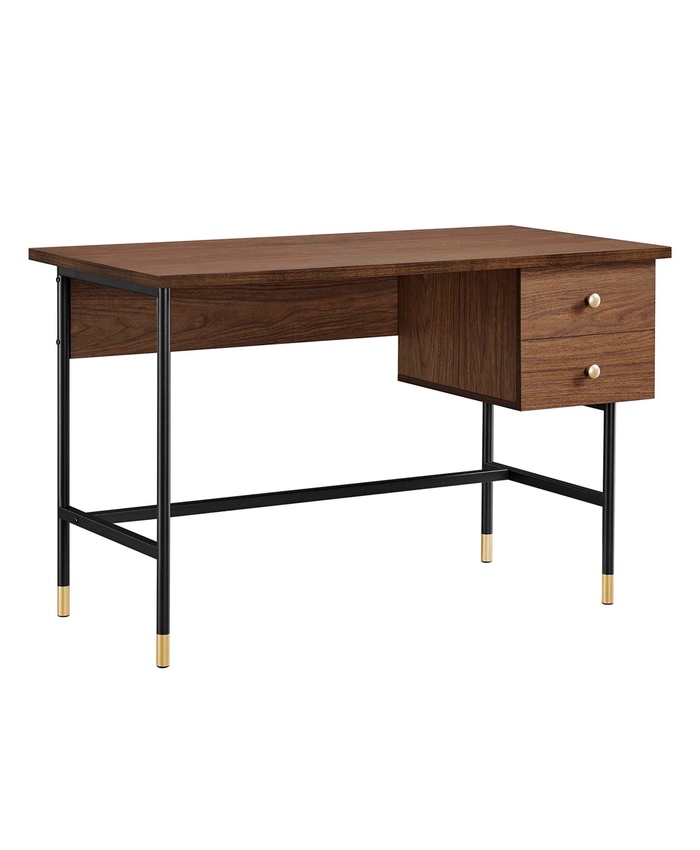 Nexus Office Desk In Black Walnut