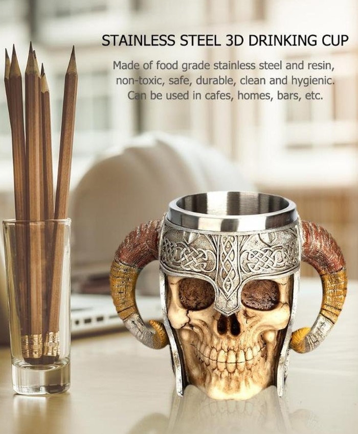 Skull Beer Mug