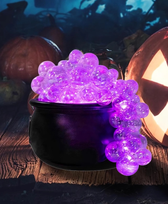 Large Halloween Cauldron Pot