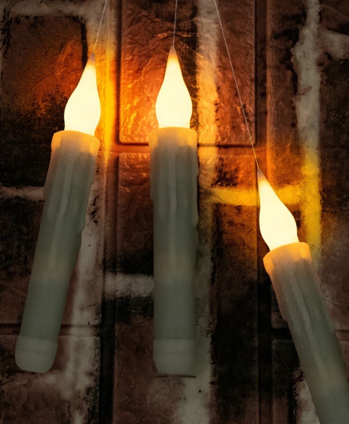 12pcs Floating Flameless LED Taper Candles