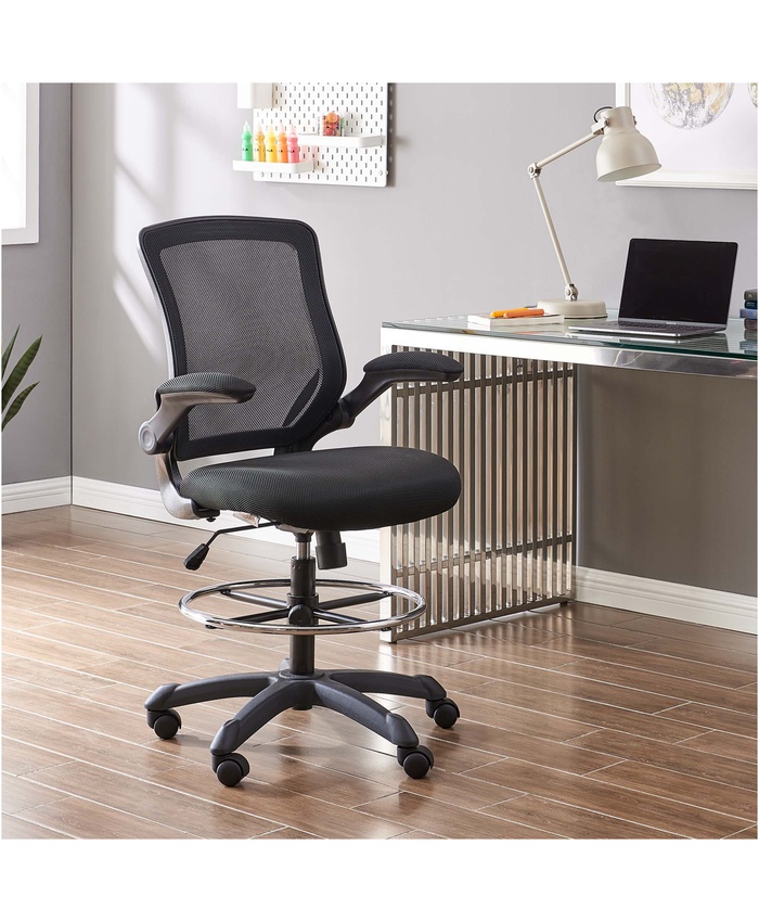 Veer Drafting Chair In Black