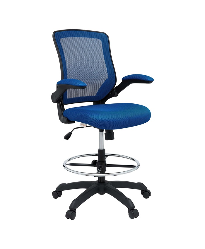 Veer Drafting Chair In Blue