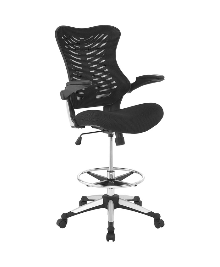 Charge Drafting Chair In Black