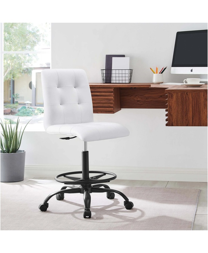 Drafting Chair In Black White